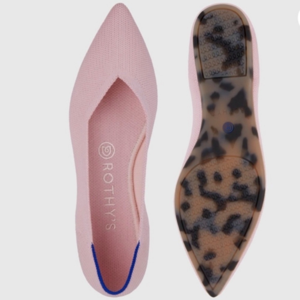 Rothy's The Point Blush With Tortoise Shell Sole - image 1